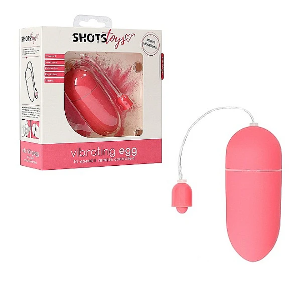 Виброяйцо «Vibrating Egg», розовое