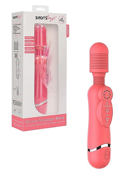 Универсальный массажер «Silicone Massage Wand», розовый