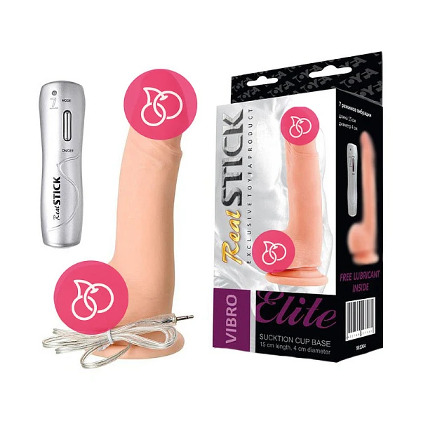 Реалистичный вибратор «RealStick Elite Vibro»