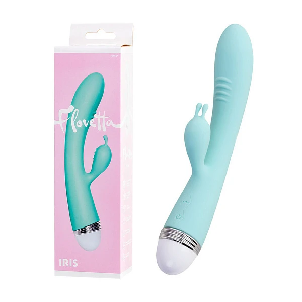 Вибратор с клиторальным отростком «Flovetta Iris»