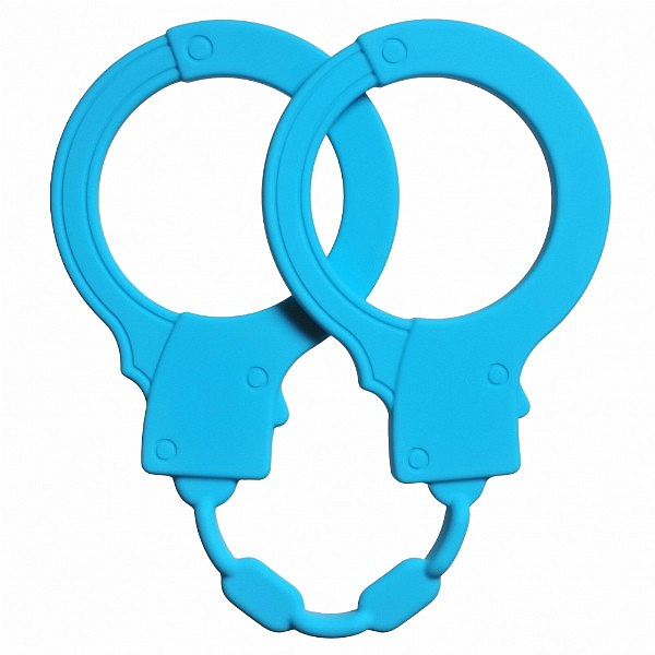 Силиконовые наручники «Stretchy Cuffs Turquoise»