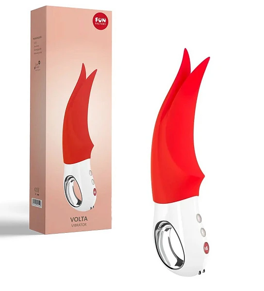 Вибростимулятор с подвижными язычками «Volta G5», ярко-оранжевый