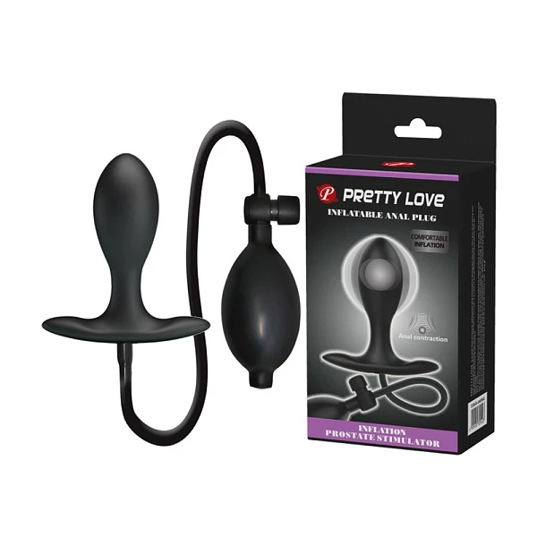 Анальная пробка «Pretty Love» с расширением и смещенным центром тяжести