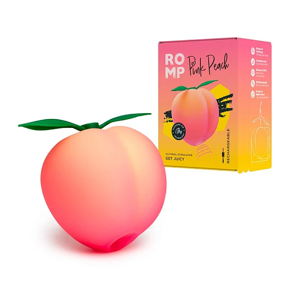 Вакуумно-волновой вибратор «Pink Peach»
