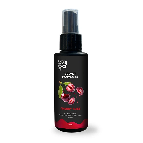Съедобный гель «LoveBoost Velvet Fantasies Cherry Bliss», 100 мл