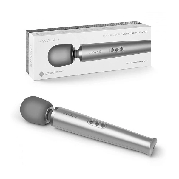 Вибромассажер «Le Wand» 20 режимов, серебристый