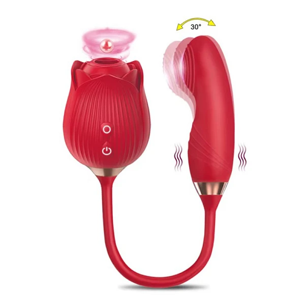 Вакуумно-волновой стимулятор «Rose» с вибратором