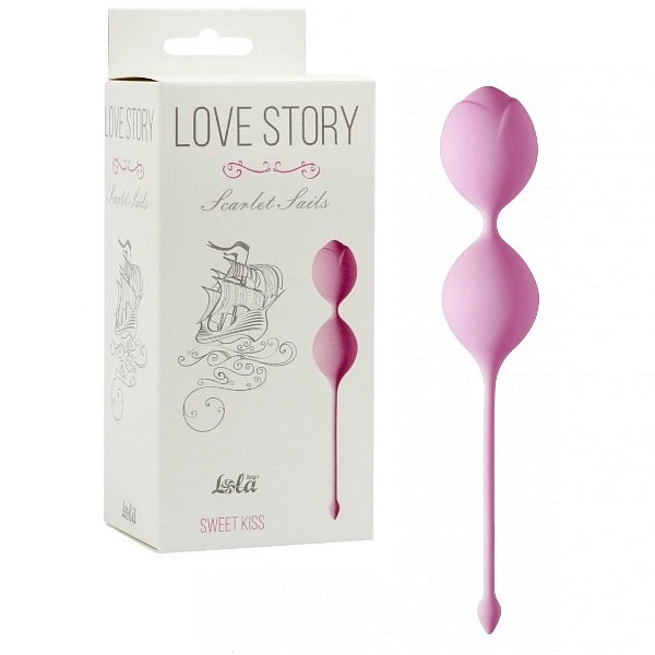 Вагинальные шарики «Love Story Scarlet Sails», розовые