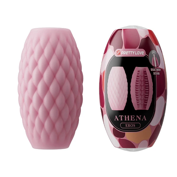 Сквозной мастурбатор «Eros Athena Pink»