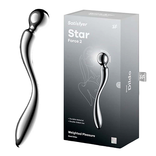 Двусторонний стимулятор «Star Force 2» из металла