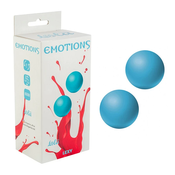 Вагинальные шарики без сцепки «Emotions Lexy Large turquoise»