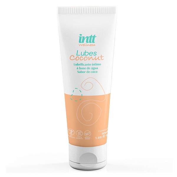 Съедобный лубрикант «Intt Lubes Coconut» со вкусом кокоса, 50 мл