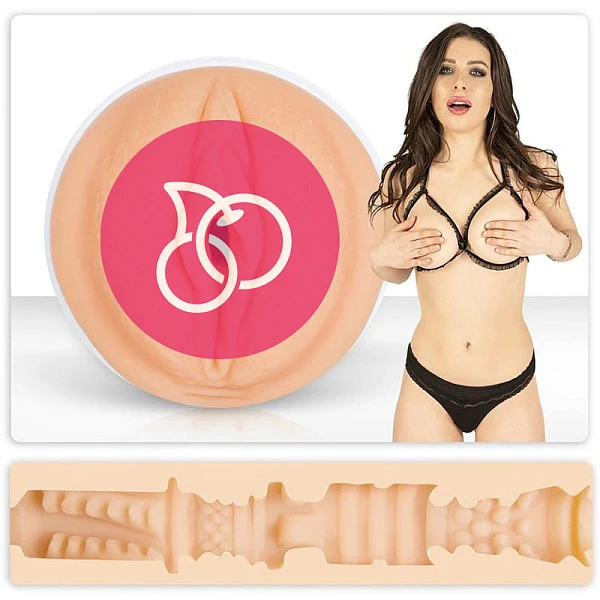 Мастурбатор вагина-анус «Ангелина Дорошенкова» с вибрацией