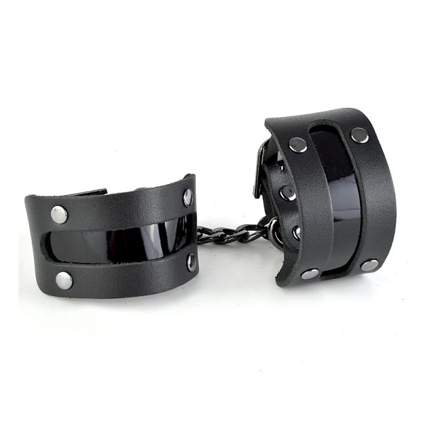 Кожаные наручники «Пятница»