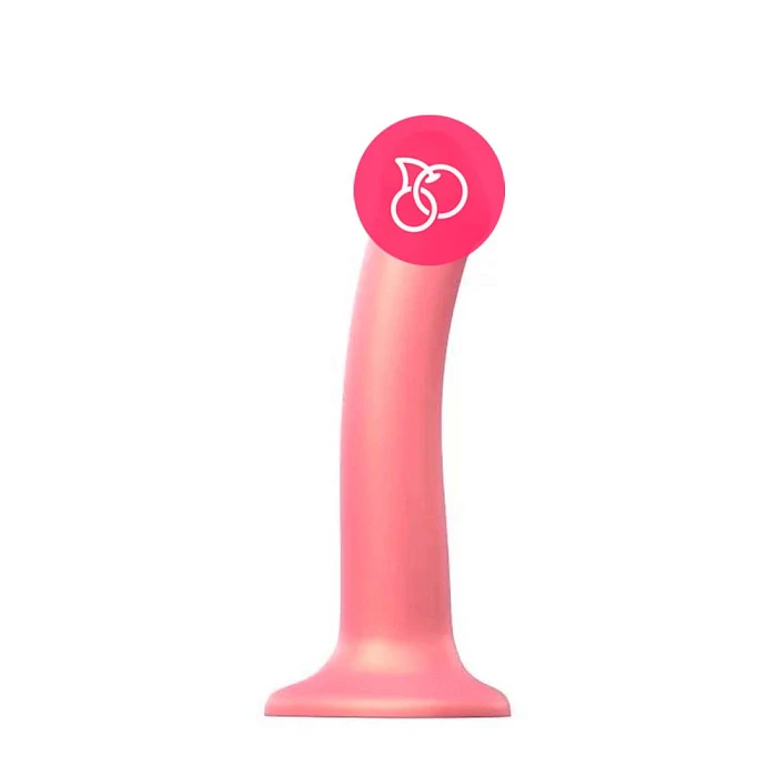Фаллоимитатор Mono Density Dildo Metallic Shine розовый, M изображение №6
