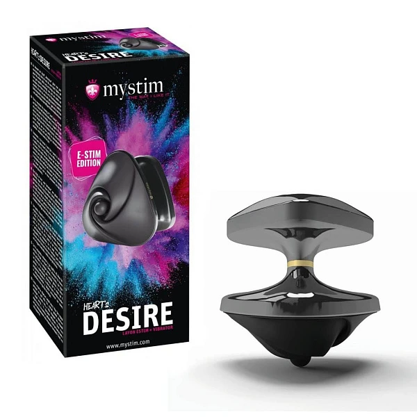 Мини-вибратор с электростимуляцией «Heart's Desire»