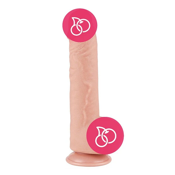 Фаллоимитатор «Sling-skin Dong 9.5"» с подвижной кожей и мошонкой