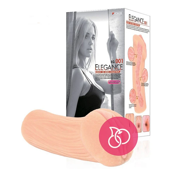 Мастурбатор-вагина «Elegance.001» с двойным слоем