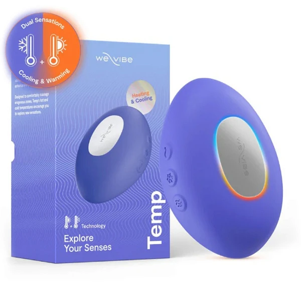 Вибратор с игрой температур "We-Vibe Temp", сиреневый