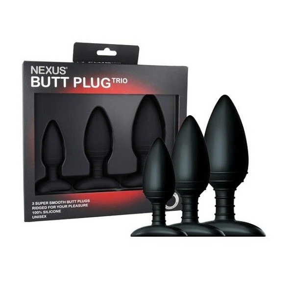 Набор анальных пробок «Nexus Butt Plug Trio»