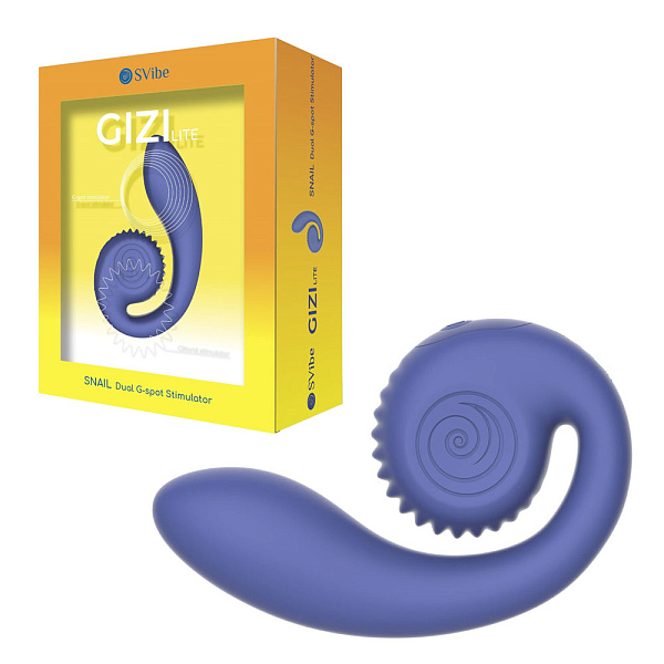 Инновационный вибратор «SVibe GIZI Lite», синий