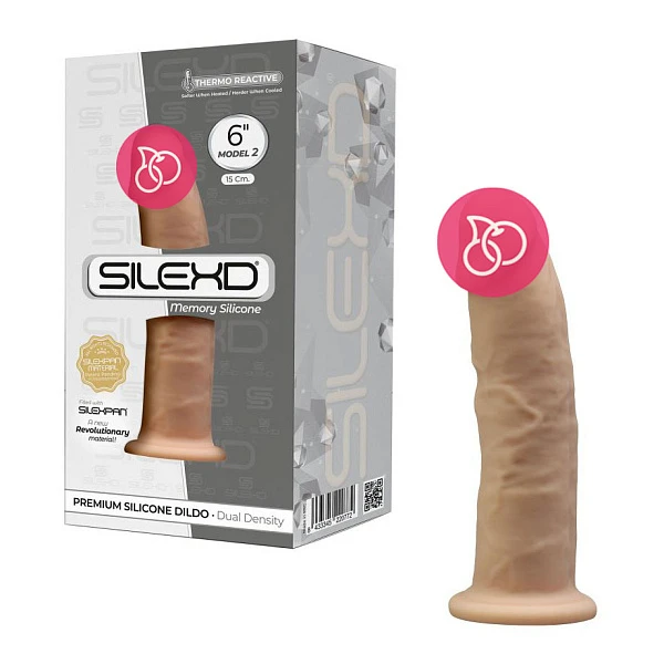 Фаллоимитатор на присоске «SileXD Model 2» 6", телесный