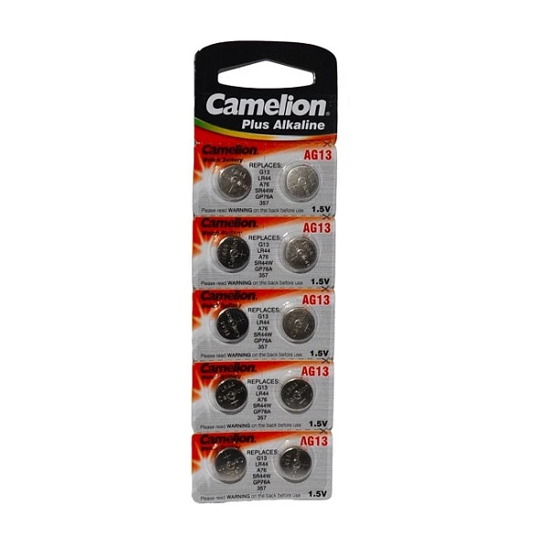 Батарейки «CAMELION AlkaLine» AG13-1.5 v, 10 штук