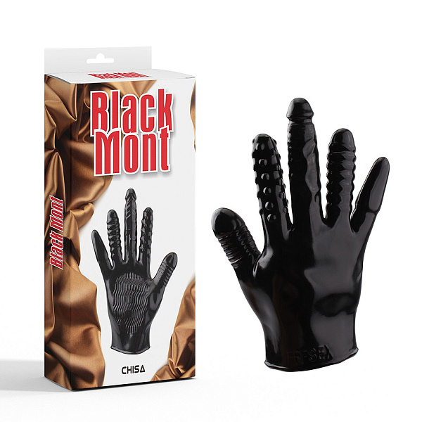 Стимулирующая перчатка «Black Mont»