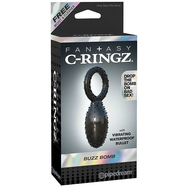 Эрекционное кольцо c вибрацией «Buzz Bomb»