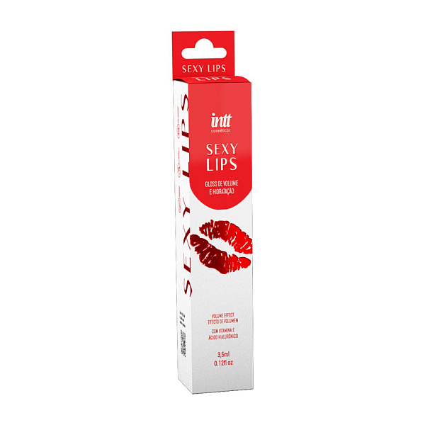Блеск для губ «Intt Sexy Lips» со вкусом клубники, 3,5 мл