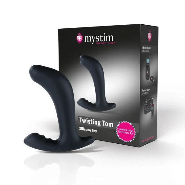 Стимулятор простаты «Mystim Twisting Tom» с электростимуляцией