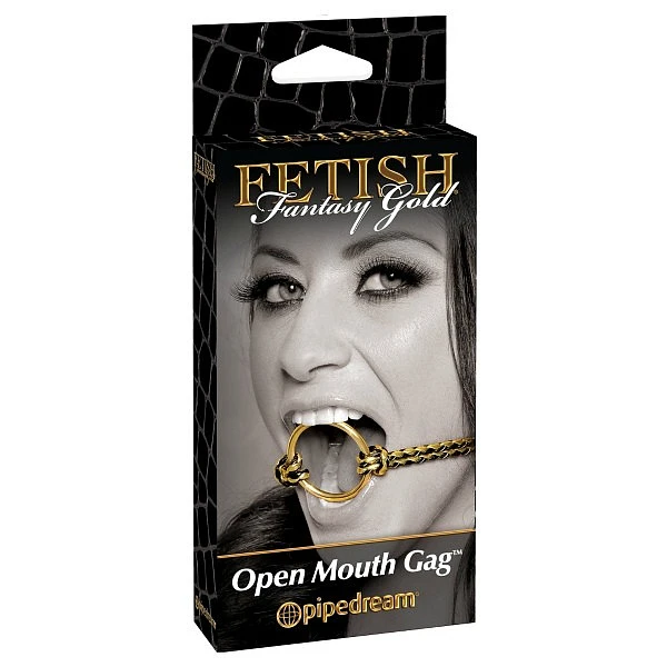 Кляп-рамка «Gold Open Mouth Gag»