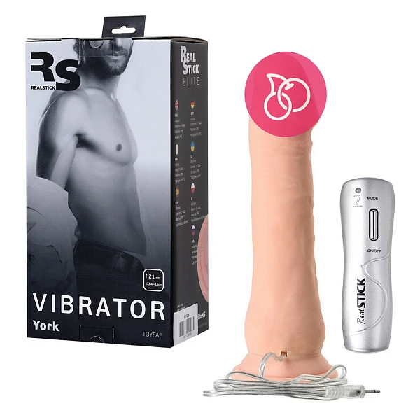 Реалистичный вибратор «RealStick Elite York»