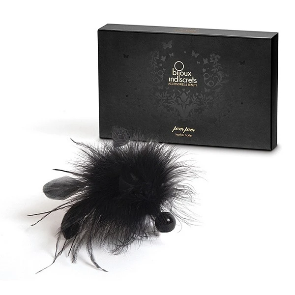 Пуховка с перьями для ласк «Pom Pom»