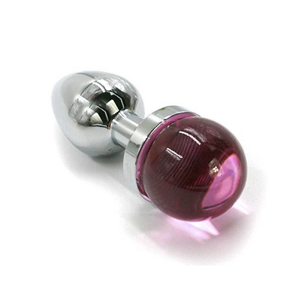 Анальная пробка из аллюминия «Pink»