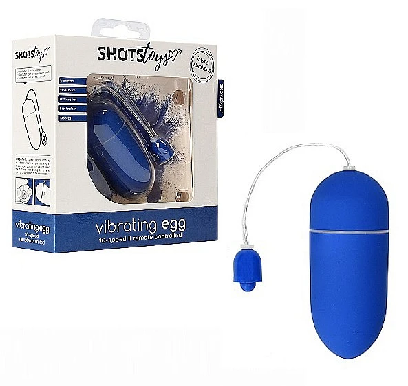 Виброяйцо «Vibrating Egg», синее