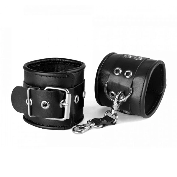 Наручники «Sitabella» с коротким соединителем, черные