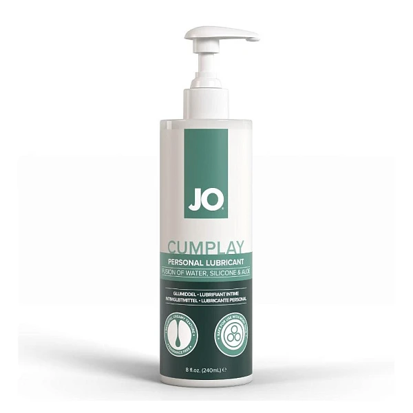 Водно-силиконовый лубрикант «JO Cumplay» с имитацией спермы, 240 мл