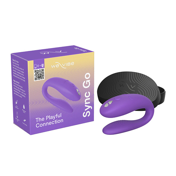 Вибромассажер для пар «We-Vibe Sync Go», фиолетовый