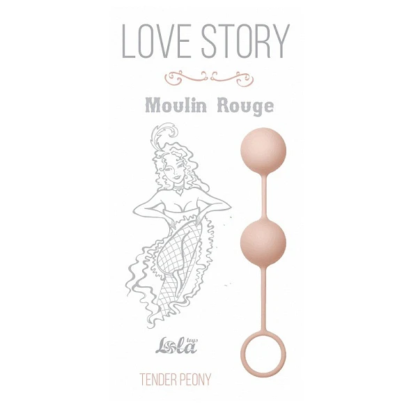 Вагинальные шарики «Love Story Moulin Rouge», розовые