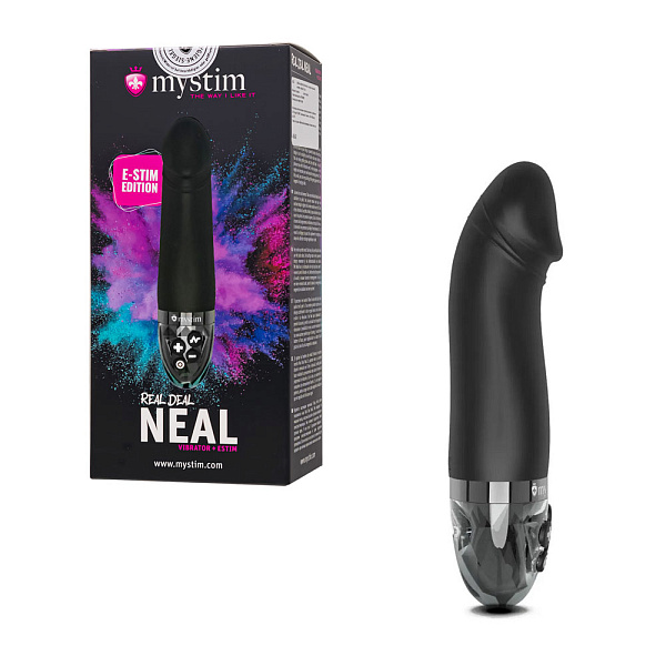 Вибратор с электростимуляцией «Mystim Real Deal Neal»