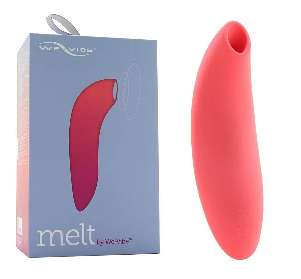 Вакуумный стимулятор для пар «We-Vibe Melt», коралловый