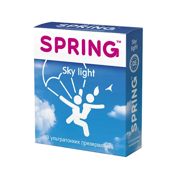 Презервативы «Spring Sky Light» ультратонкие, 3 шт