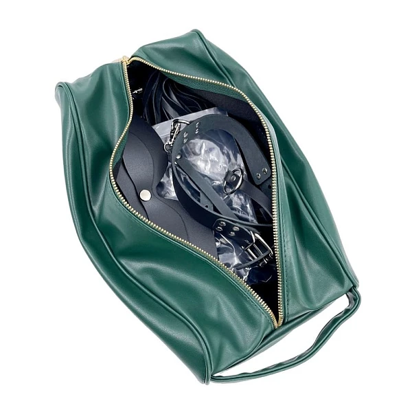 Набор БДСМ «Новичок» из натуральной кожи, 10 предметов