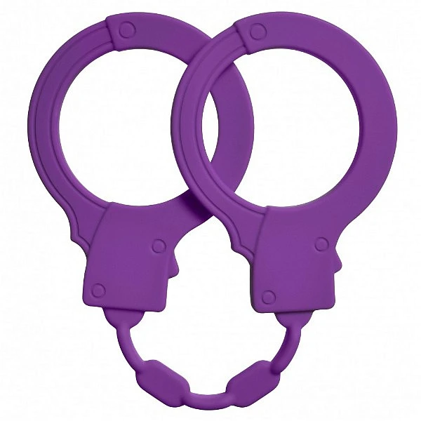 Силиконовые наручники «Stretchy Cuffs Purple»