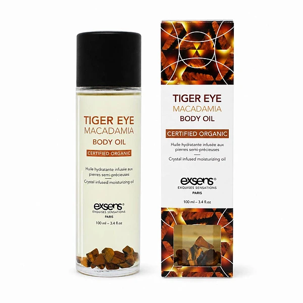 Органическое массажное масло «TIGER EYE MACADAMIA», 100 мл