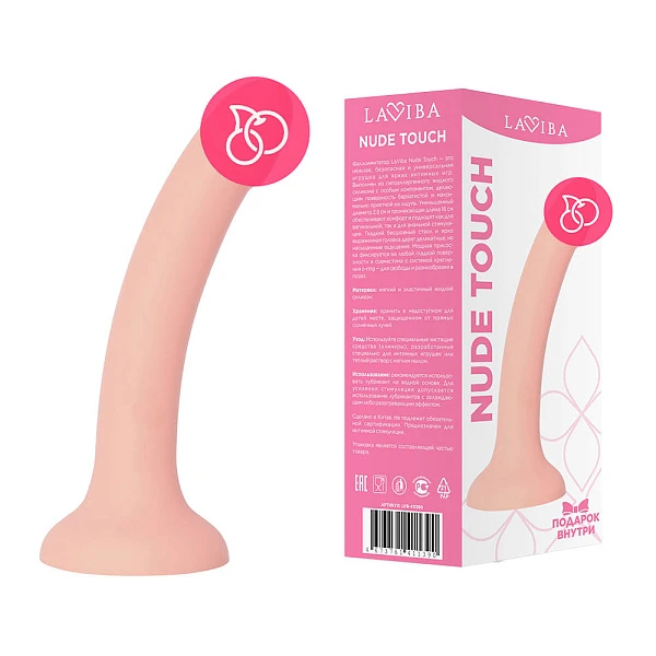 Фаллоимитатор «LaViba Nude Touch» на присоске