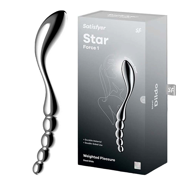 Двусторонний стимулятор «Star Force 1» из металла