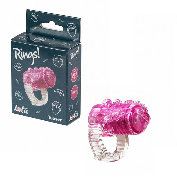 Насадка на язык «Rings Teaser pink»
