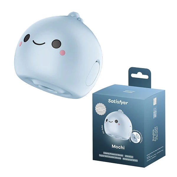 Вакуумно-волновой стимулятор «Satisfyer Mochi», голубой